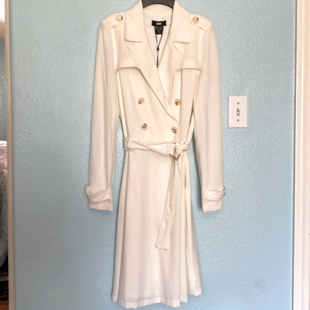 DKNY trench style dress